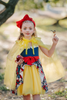 Sunlit Yellow Pearl Accent Princess Cape