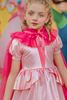 Pink Power Pearl Accent Princess Cape
