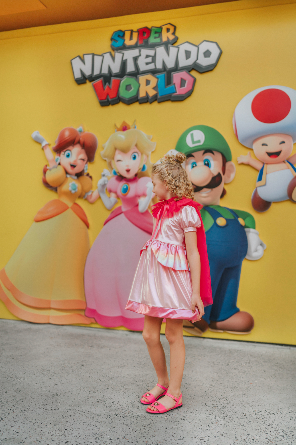 Metallic Video Game Princess Twirl Dress