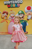 Metallic Video Game Princess Twirl Dress
