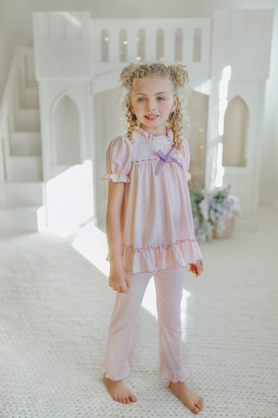 The Original Clara Nutcracker Pajama Set in Blush