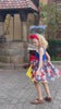 Snow White Dimensional Floral Twirl Dress