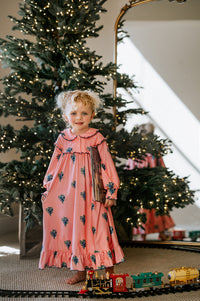 Christmas Train Pink Nightgown