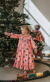Christmas Train Pink Nightgown