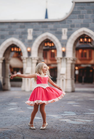 Make it Pink Sleeping Beauty Twirl Dress