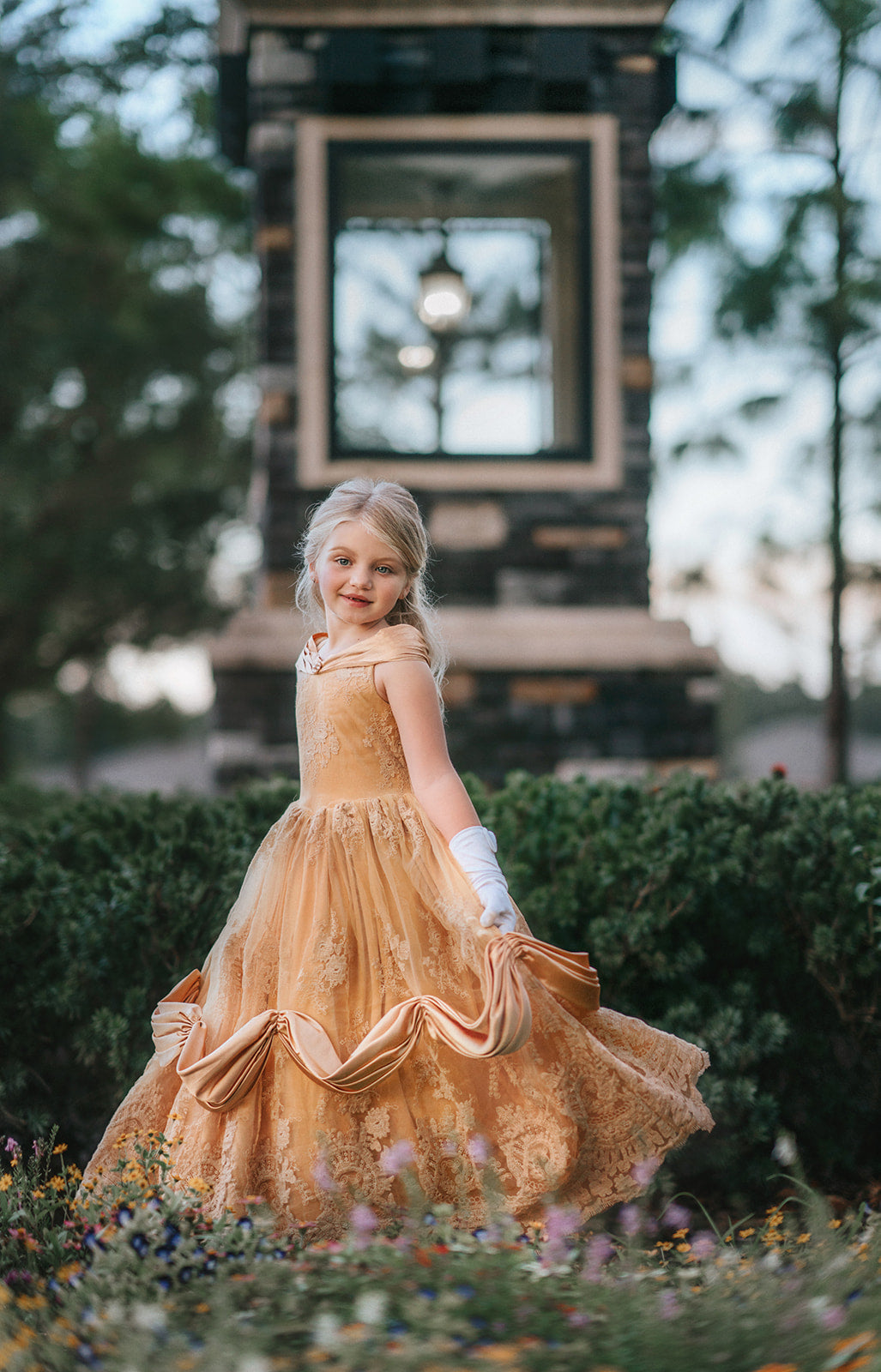 Soft and beautiful Ruffle Ball Gown dress for girls