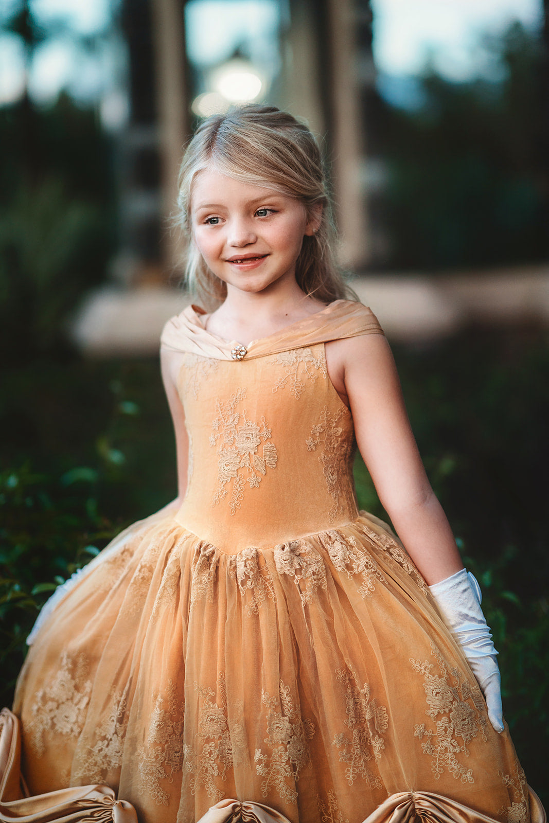 FAYON KIDS Sequin Embroidered Gown | Gold, Sequin, Net, Round, Sleeveless  For Girls | Gowns for girls, Kids gown, Dresses kids girl