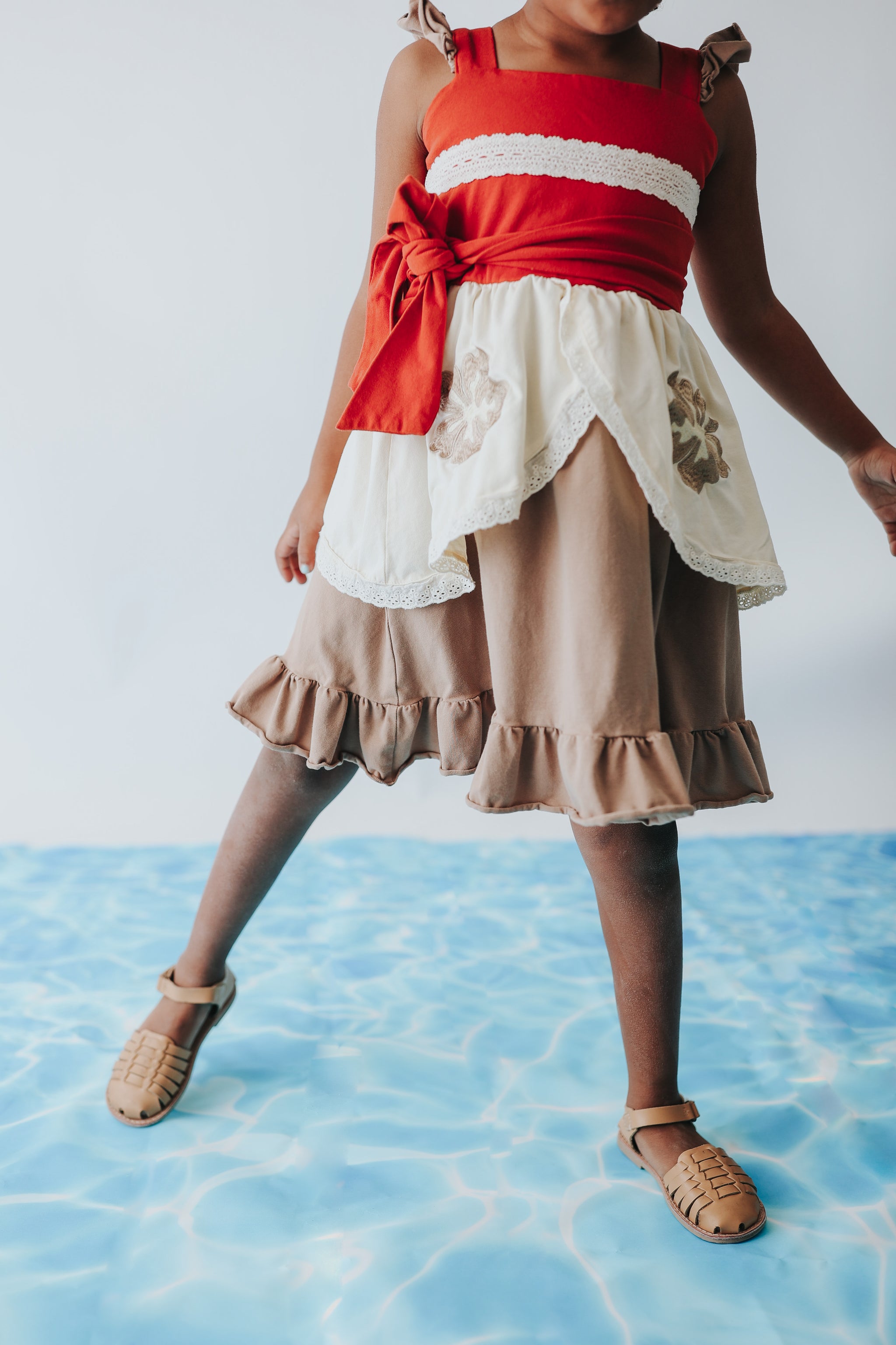 Pelican Wonderland Organic Cotton Twirl Dress