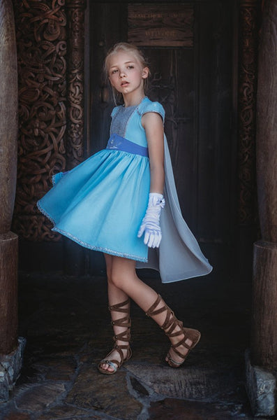 Ice Queen Dress and Cape Set Style B 10 Ice Queen Dress and Cape Set Style B 10