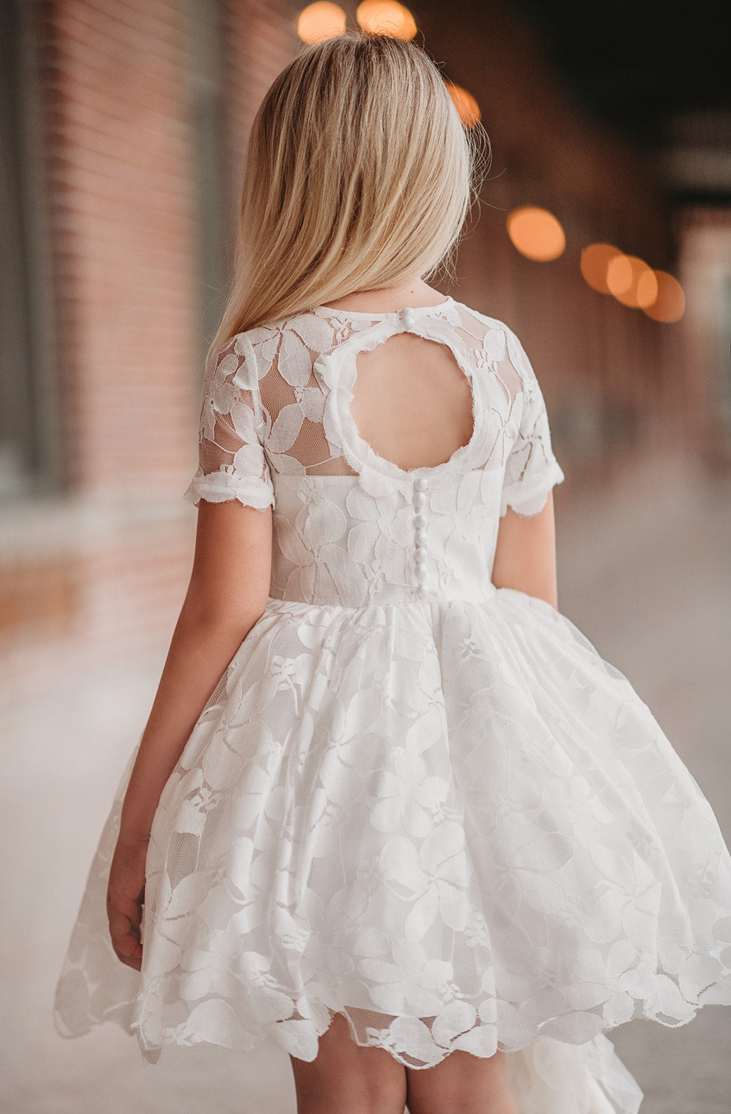 Evangeline Frock in White 8 Evangeline Frock in White 8