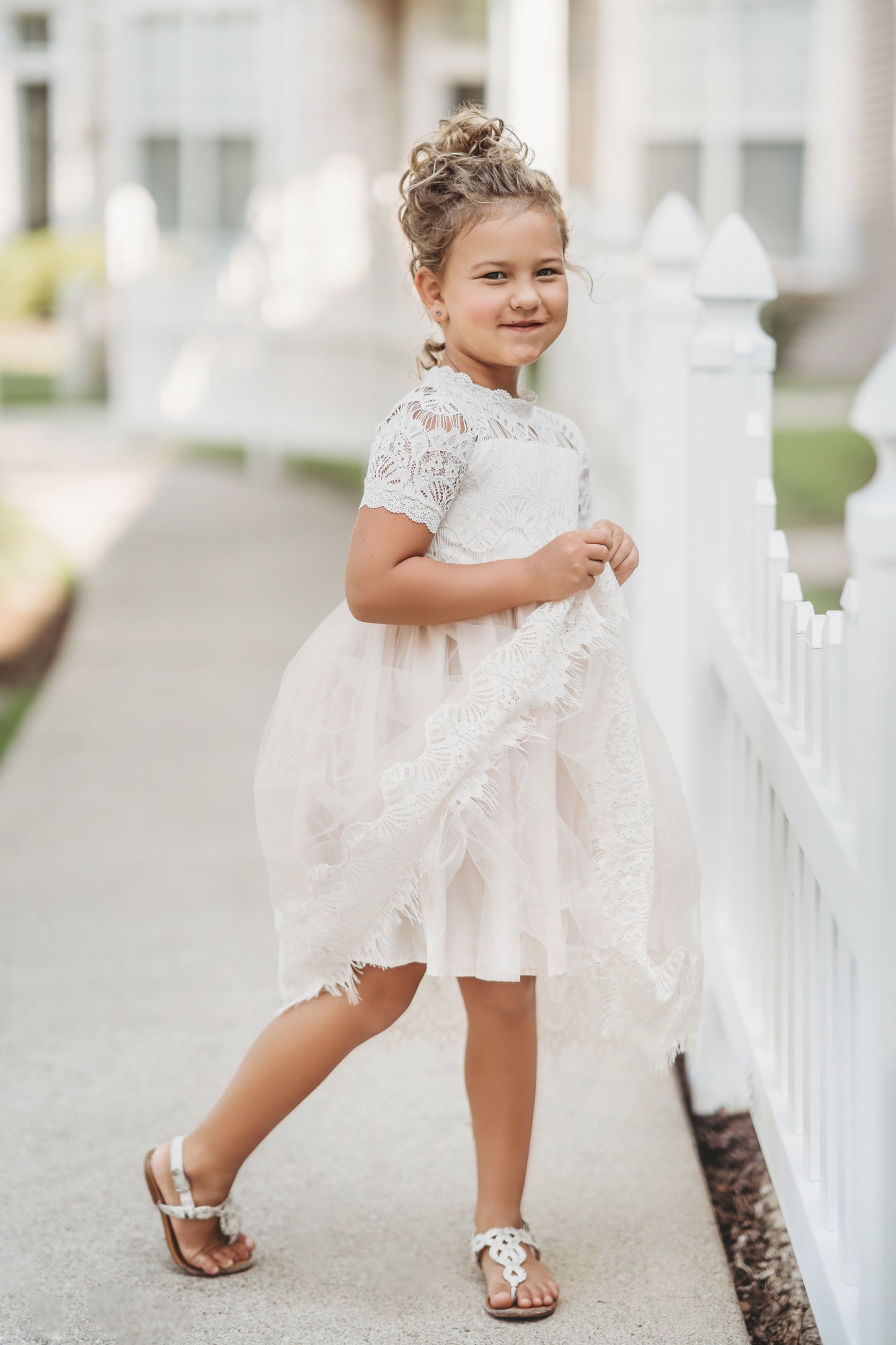 Victorian Day Gown in Ivory Only Little Once Victorian Day Gown in Ivory Only Little Once