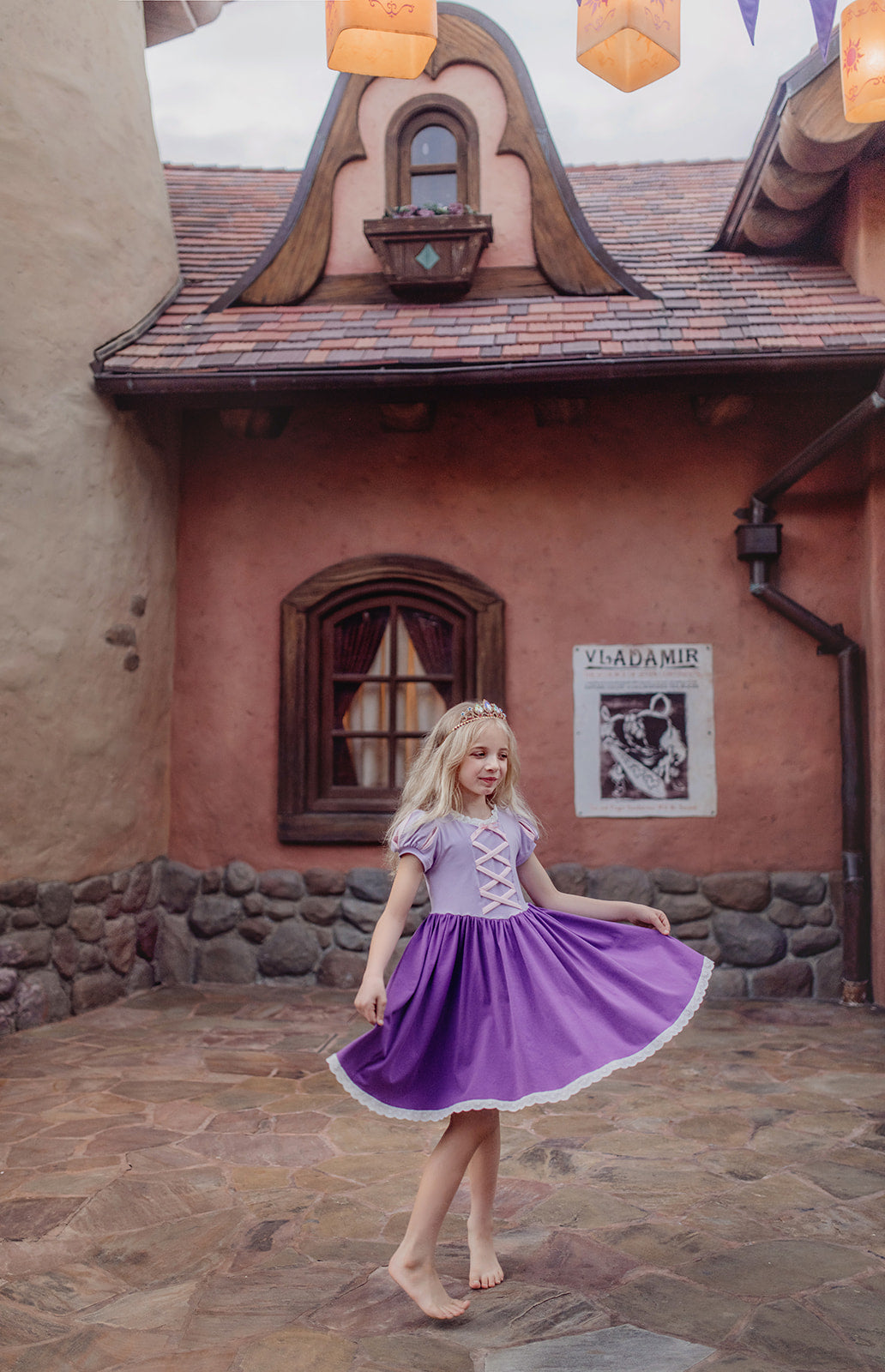 Vestido de salón Rapunzel