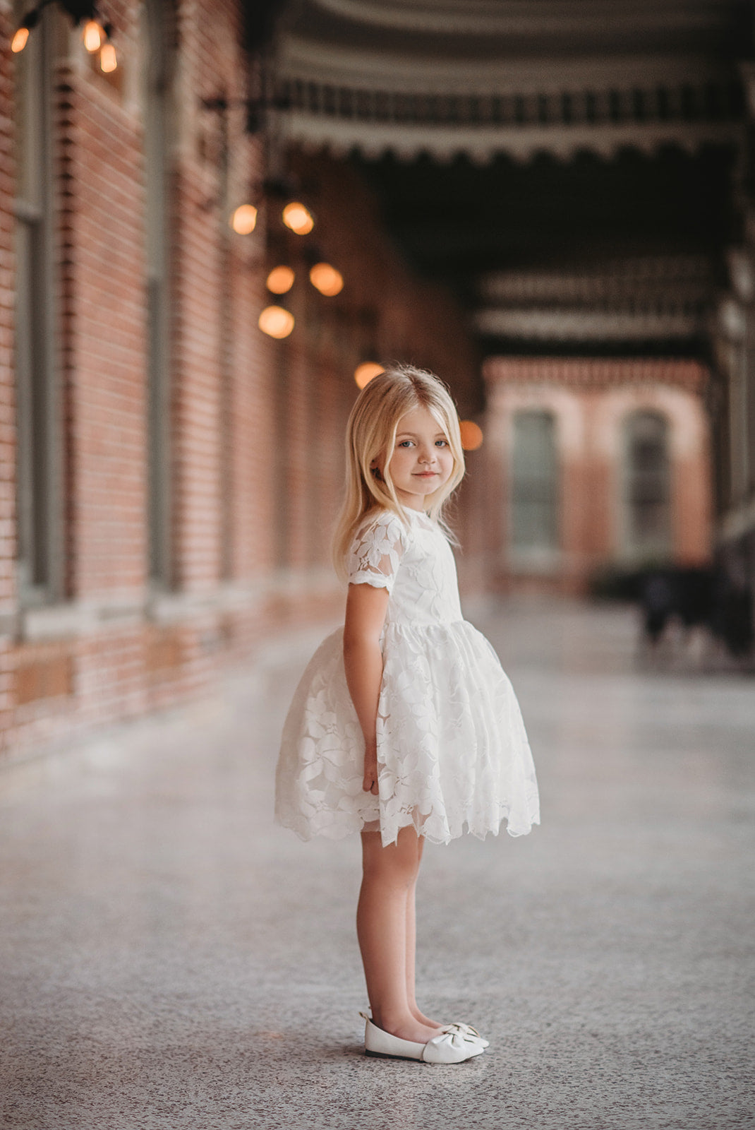 Evangeline Frock in White Only Little Once Evangeline Frock in White Only Little Once