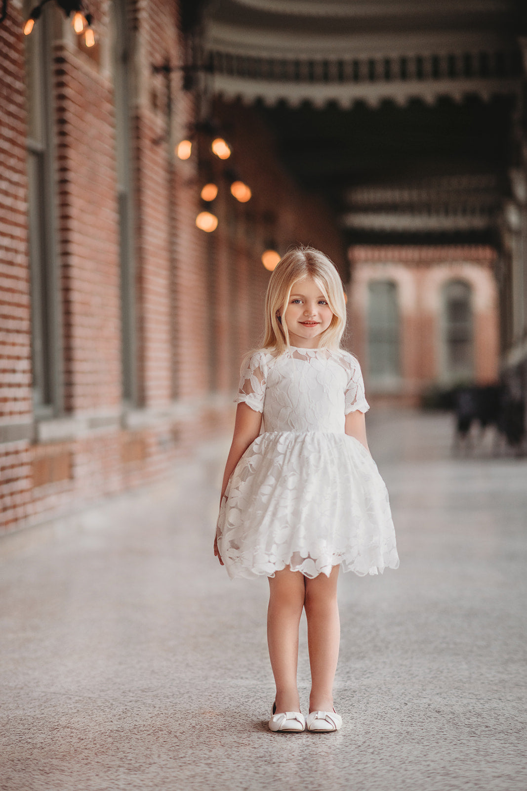 Evangeline Frock in White 8 Evangeline Frock in White 8