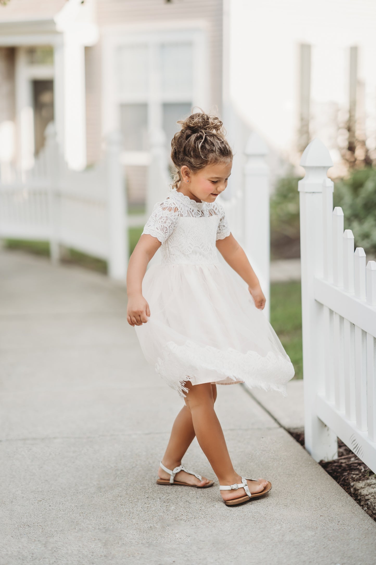 Victorian Day Gown in Ivory Only Little Once Victorian Day Gown in Ivory Only Little Once