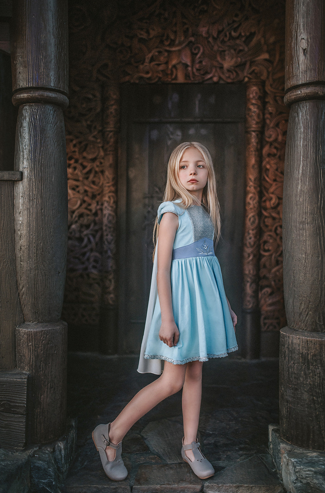 Ice Queen Dress and Cape Set Style B 10 Ice Queen Dress and Cape Set Style B 10