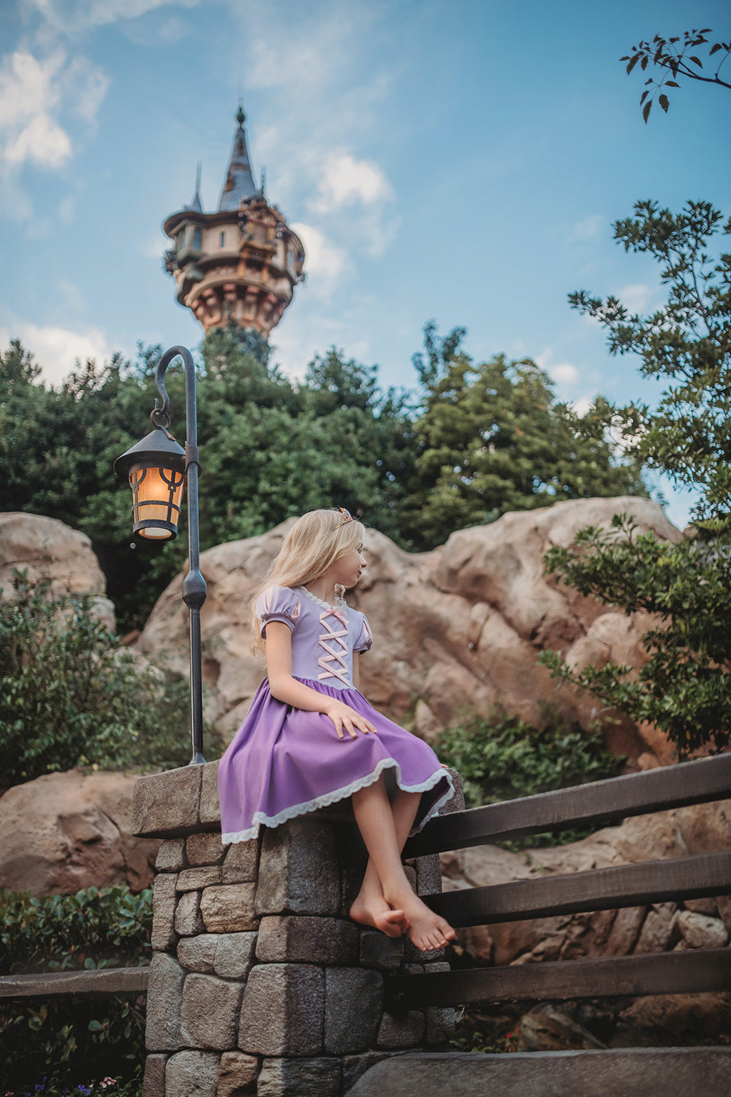Vestido de salón Rapunzel